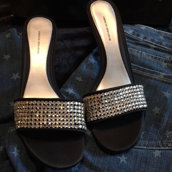 rhinestone kitten heel shoes